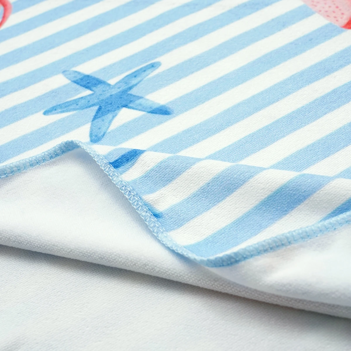 Elinfant 1 قطعة منشفة حمام للأطفال بغطاء للرأس منشفة أطفال ناعمة ماصة للحمام والشاطئ وحمام السباحة وأساسيات العناية بالطفل