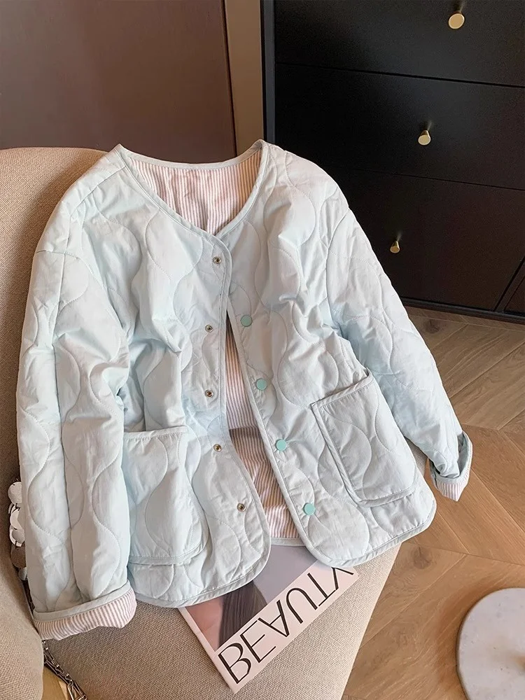 

Шикарная лоскутная полоска, легкая хлопковая куртка, круглая, теплая, весна, осень, зима, для поездок на работу, обычный све, длинный, на одной пуговице