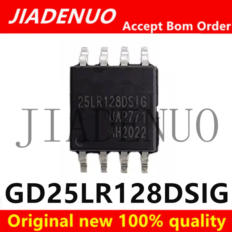 Image of (2 Stück) 100 % neuer Original-Chipsatz GD25LQ128DSIGR 25LQ128DSIG 25LQ128CSIGR GD25LR128DSIG