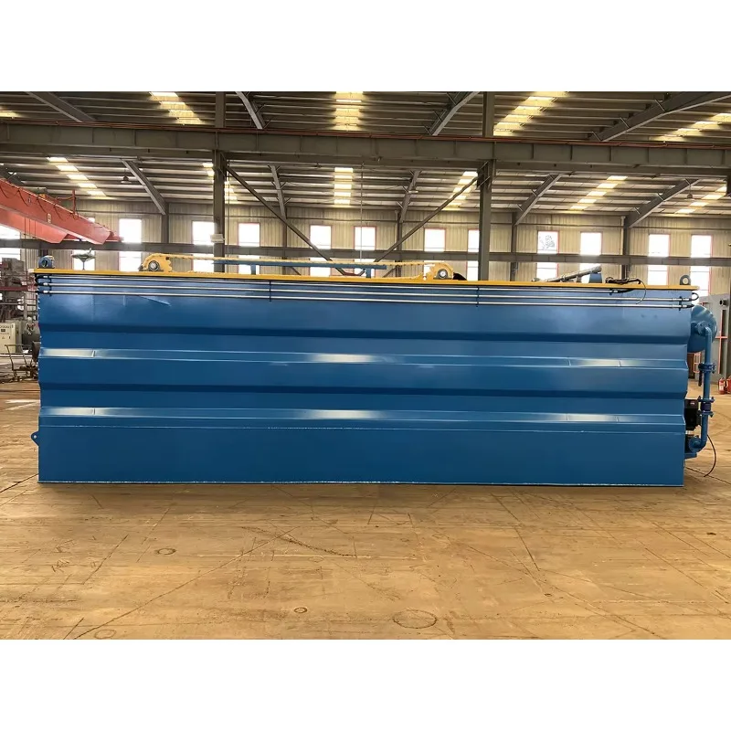 Restaurant Kitchen Sewage Wastewater Treatment DAF Dissolved Air Flotation Machine for Paper Mill / Pulp & Paper Palm Oil