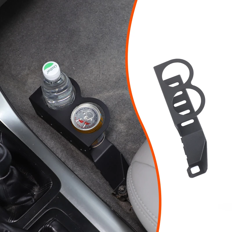 

Aluminum Alloy Black For Toyota Land Cruiser Prado 120 2003-2009 Car passenger seat Water cup holder car interior accessories