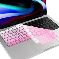 Tastatur schutz für MacBook Air 13 m2 a2681 pro14 m 16 m1 max 2022-2020 Silikon transparente klare Folie us eu a2442 a2485