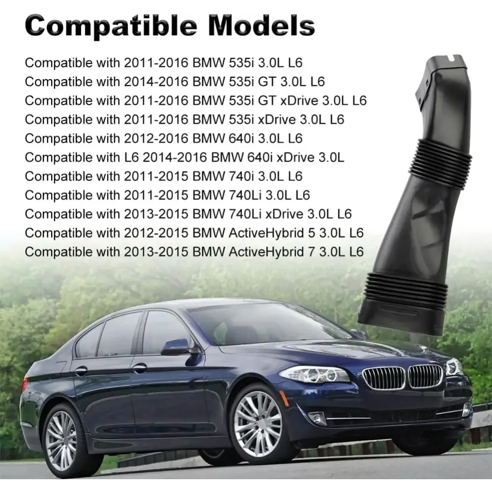 

Воздухозаборный шланг для BMW 5/6/7 серии F18 F01 535iGT 640i 740i 13717582310 для BMW N55 F10 535i