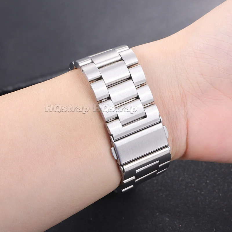 18mm 20mm 22mm 24mm Edelstahl-Armband für Samsung Galaxy Watch 7/6/5/4/3 40mm 44mm Metall-Uhrenarmband für Huawei GT3/4 Armband – Detail 10