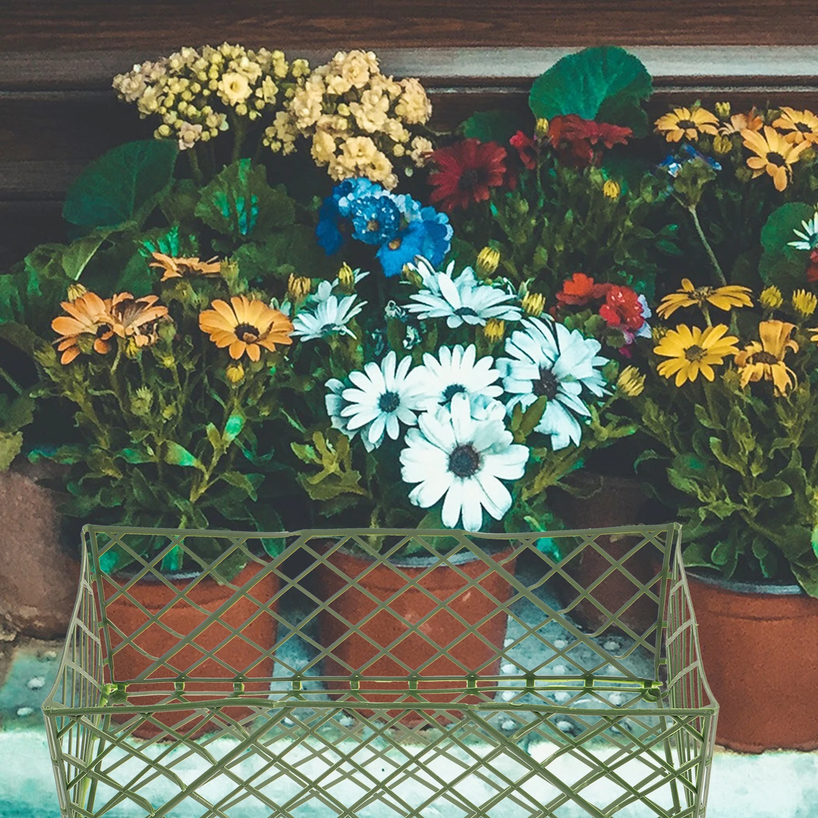 

10 шт., грязевая рамка с цветочным принтом, зеленая сменная корзина для почвы с цветами для свадебной арки, дверные аксессуары, легкая сетка для крепления цветов