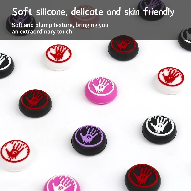 عصا تحكم من السيليكون الناعم لـ PS4 ، أغطية قبضة عصا تناظرية لـ PS5 ، Xbox ، وحدة تحكم بالمفتاح الاحترافي ، لوحة ألعاب ، ملحقات ألعاب الفيديو ، 4 ks