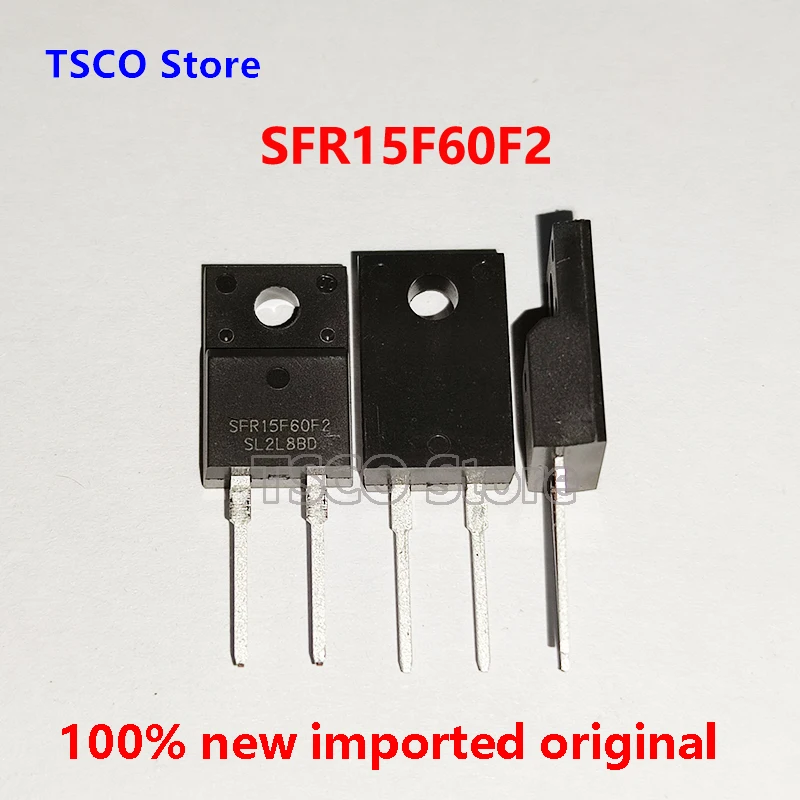 (10piece/LOT)   SFR15F60F2    100% New Original   15A 600V Fast Recovery Diodes