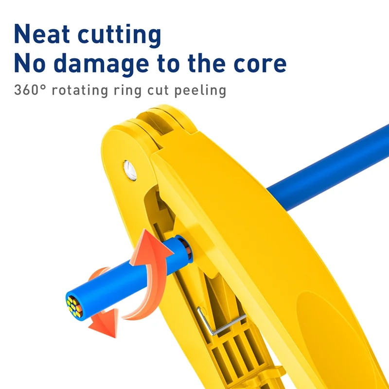 4-In-1 RJ45 Network Cable Tool With Cutting,Stripping,Untangling, And Straightening Functions Applies To STP/UTP Cable-AS97