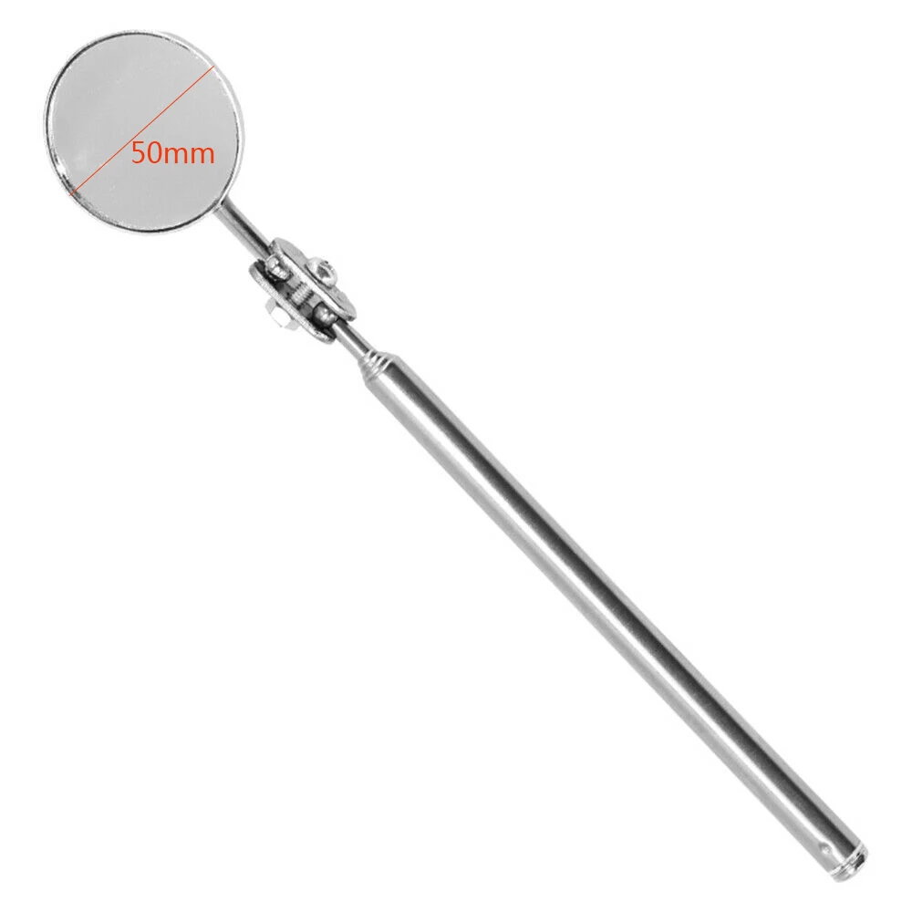 Universal Automotive Maintenance Inspection Mirror Folding Telescopic Reflector Welding Chassis Inspection Mirror Hand Tool 50Mm