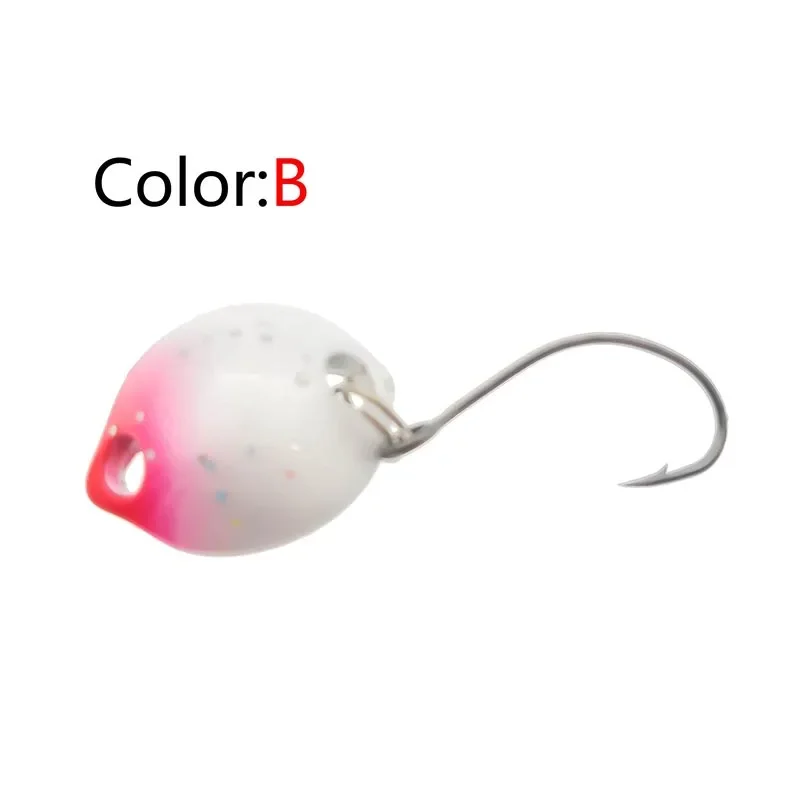OUTKIT 1 Stück mehrfarbig 1,4 cm 1,8 g Mini-Löffelköder harter Köder Spinnerbait Isca künstliche Pesca Wobbler Fliegenfischen-Gerät