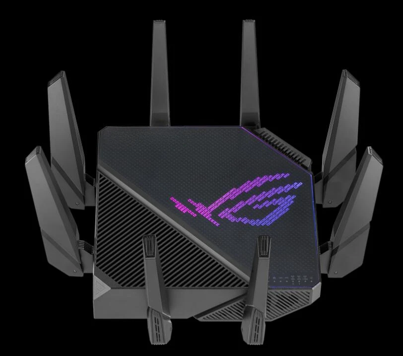 Original New GT-AX11000 PRO Wireless Router Tri-Band 11000M Game Router VPN Firewall QoS WEP Encryption SOHO Applications WiFi6