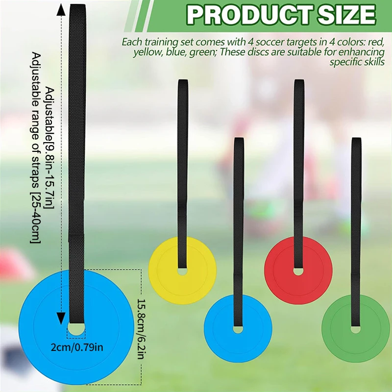 Tableros de práctica de fútbol súper duraderos: 2 piezas, objetivos ajustables para taladros de tiro específicos, fabricados en TPE