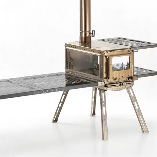 Camping  Multi Function All in One Pellet Wood Stove With Wood Pellet Burning