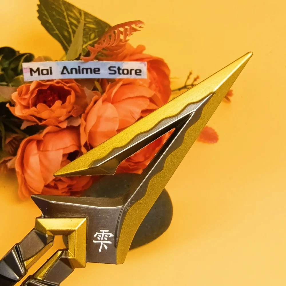 7,8 pouces Valorant Katana Anime Cosplay Kunai métal Ninja étoile couteau épée taille réelle Katana Original samouraï sabre non pointu jouet cadeau