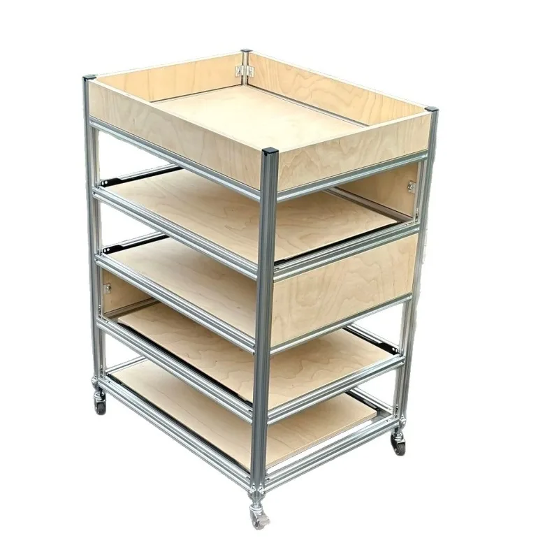 trolley Snack trolley Store decoration trolley is a movable multi-layer storage