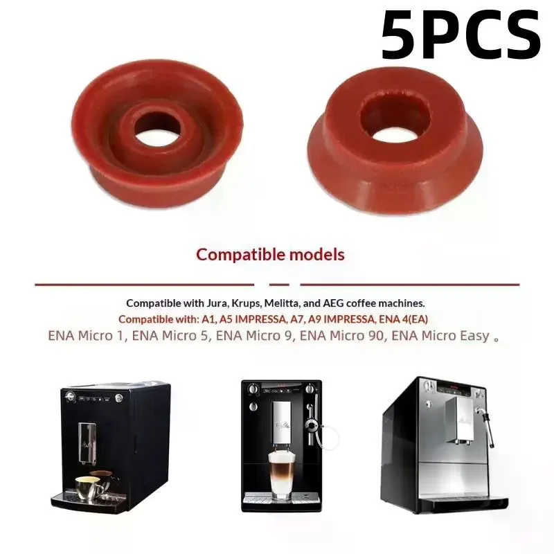 5/10Pcs Coffee Machine Sealing Rings Heat Resistant Leak Proof Silicone Replacement For Krups Siemens