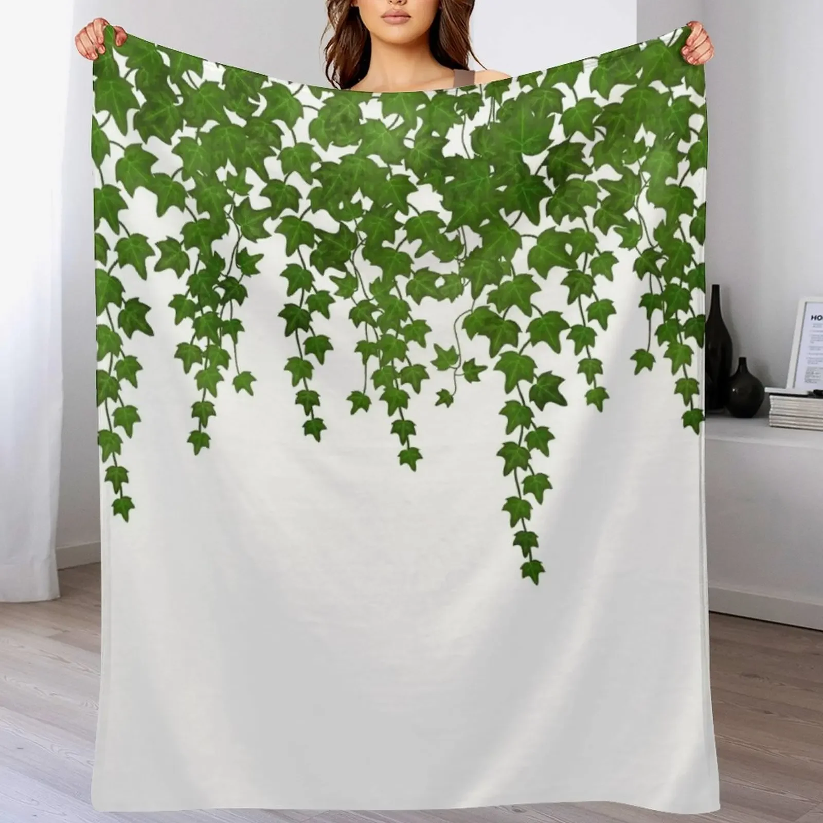 

Ivy Throw Blanket Cozy Microfiber Throw Blanket for Home Bedroom