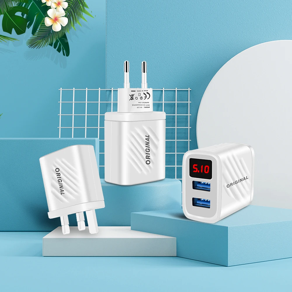 PD 20W USB Charger Fast Charging Quick Charger 3.0 Mobile Phone Adapter For iPhone Samsung Xiaomi Huawei Digital Display Charger - náhled 4