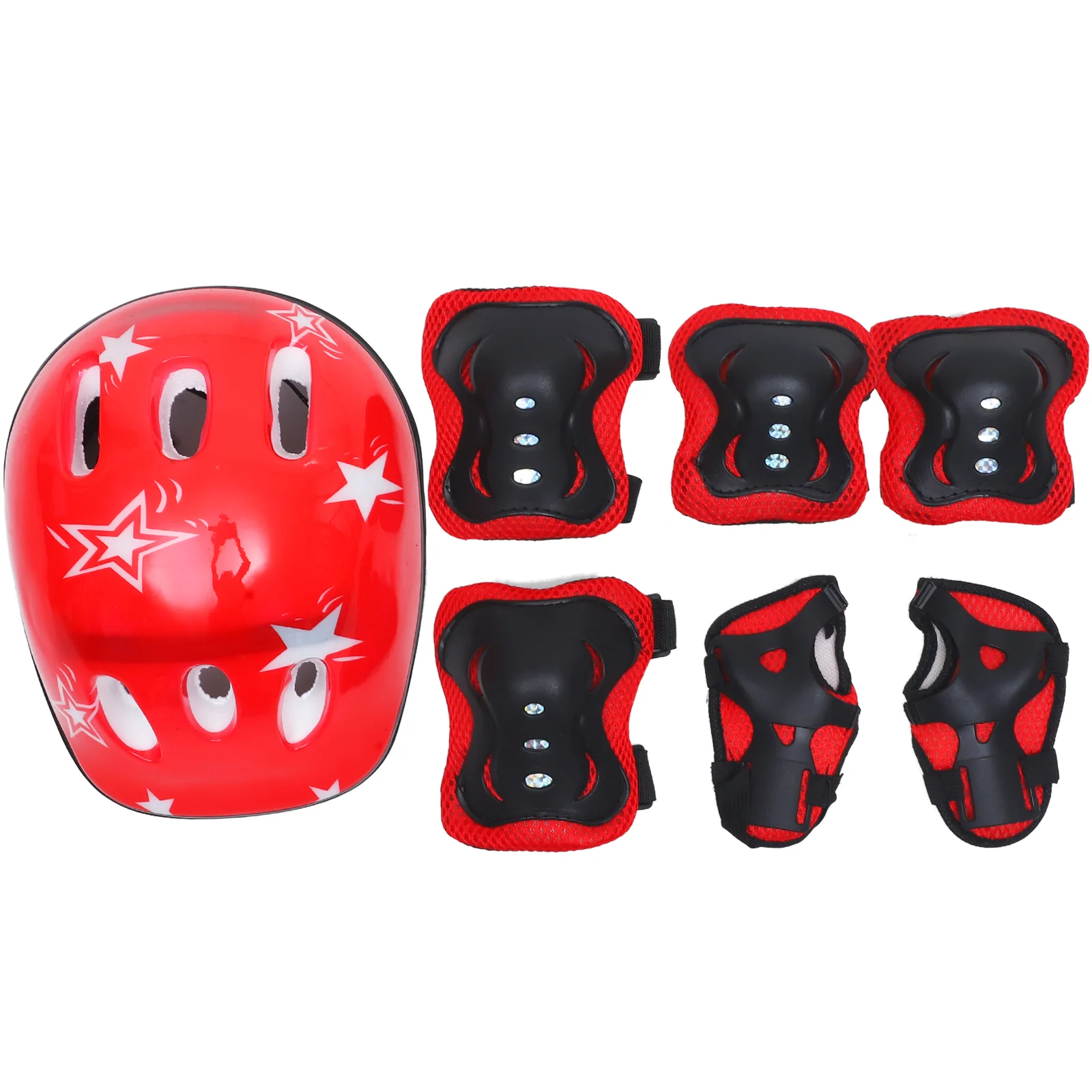 7 Pcs Knee Pads and Elbow Youth Kids for Protector Riding Gear Protective