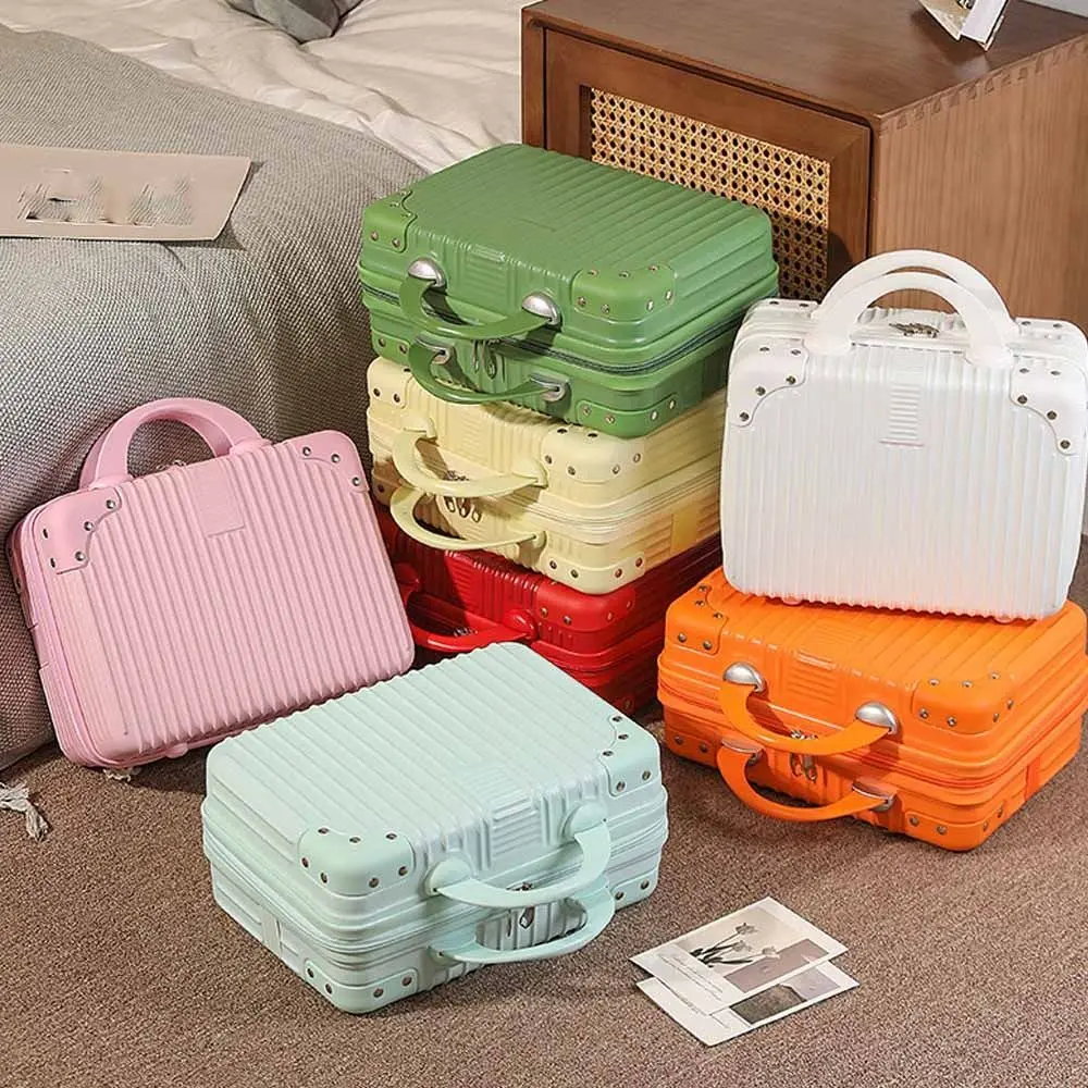 Hot Sales 14 inch Travel Suitcase Mini Hand Cosmetic Box Organizer Travel Makeup Case For Women