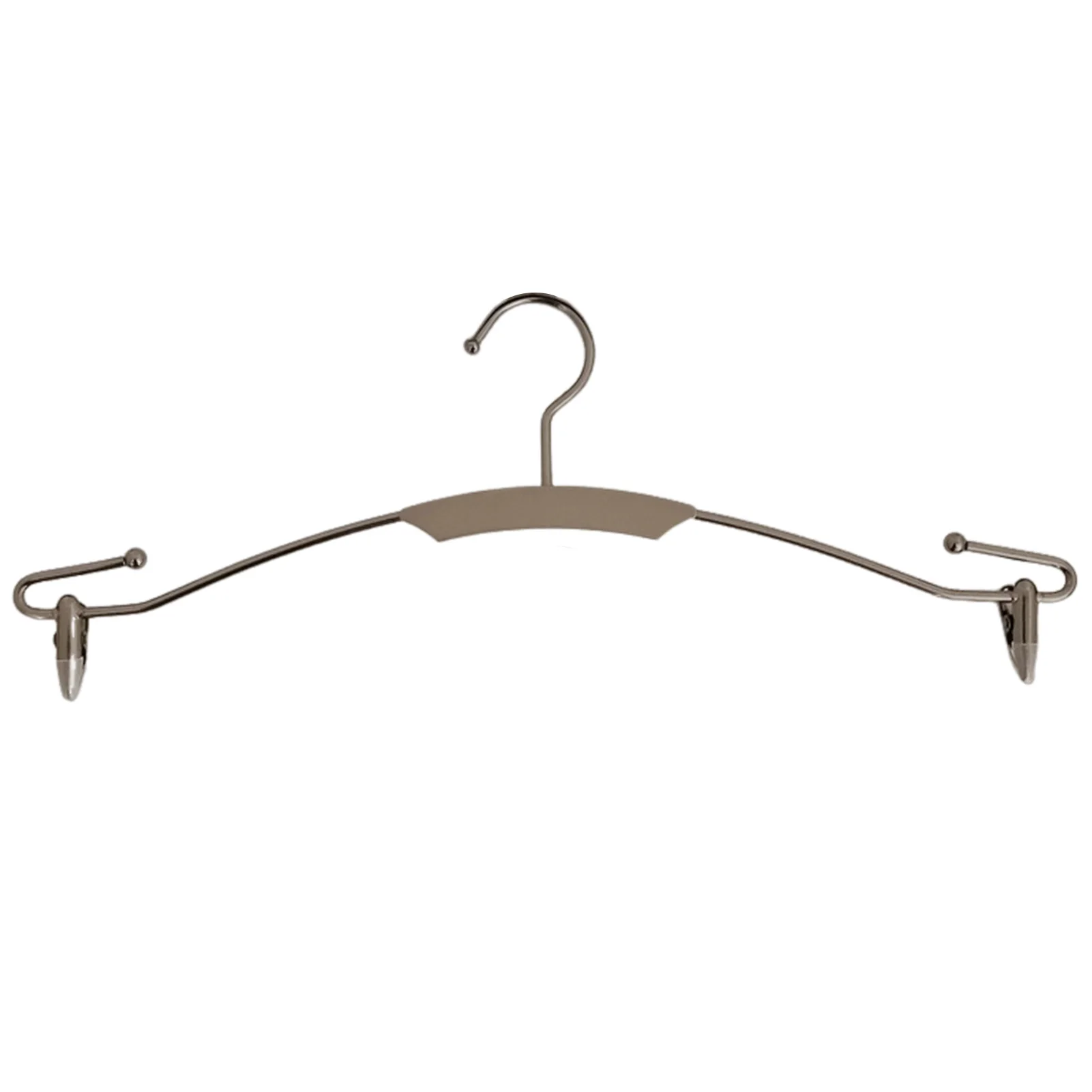 Perchas de ropa de armario con Clips, Colgador de gancho de Metal duro grueso para tienda, pantalones, faldas, ropa de bebé