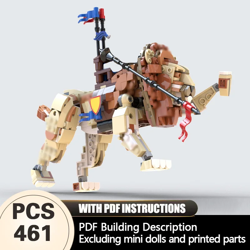 

Creators Animal Series Model MOC Building Bricks Large Felid Modular Technology Gifts Holiday Assemble Children Toys Suit