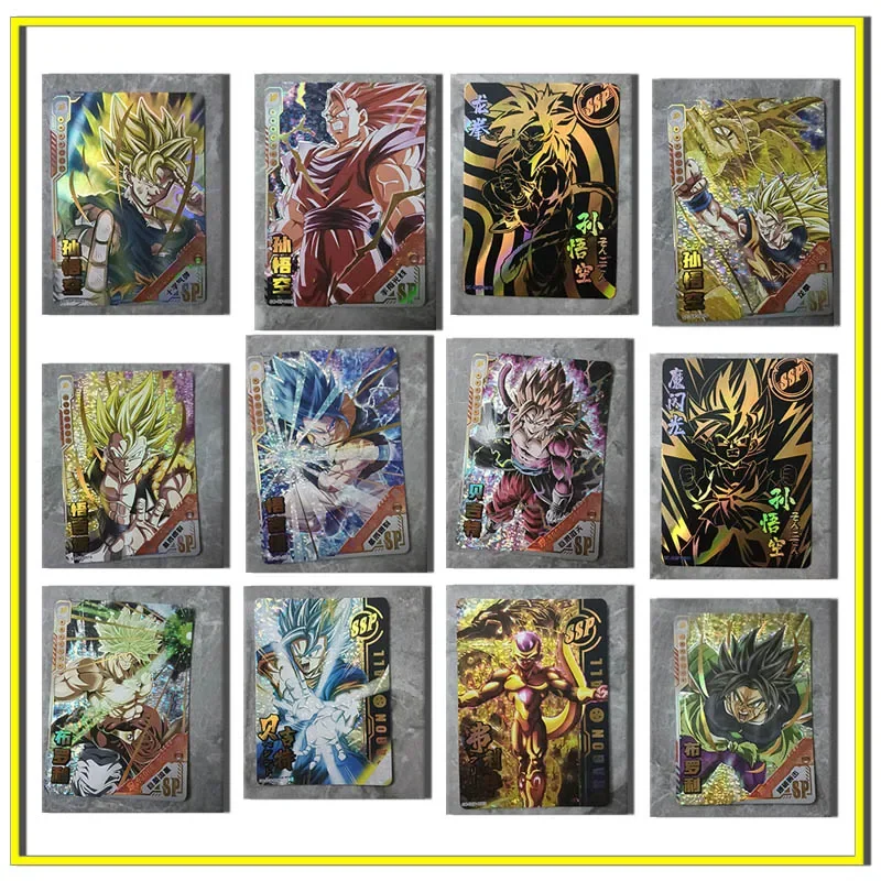 

NEW Dragon Ball SP SSP card Son Goku Vegeta IV Broli Android 18 Frieza Gogeta Gotenks boy Toy collection Birthday Christmas gift
