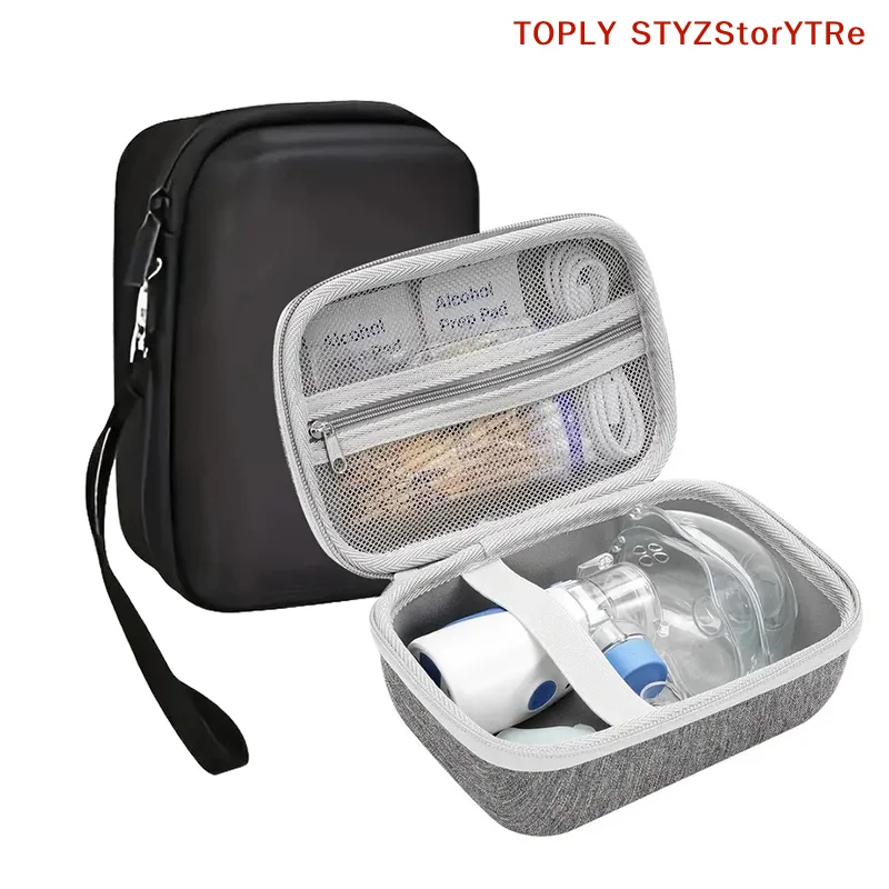 1PC Portable Nebulizer Case Waterproof Respirator Case Medicine Bag Respirator Pouch Portable Carrying Case Medicine Pouch