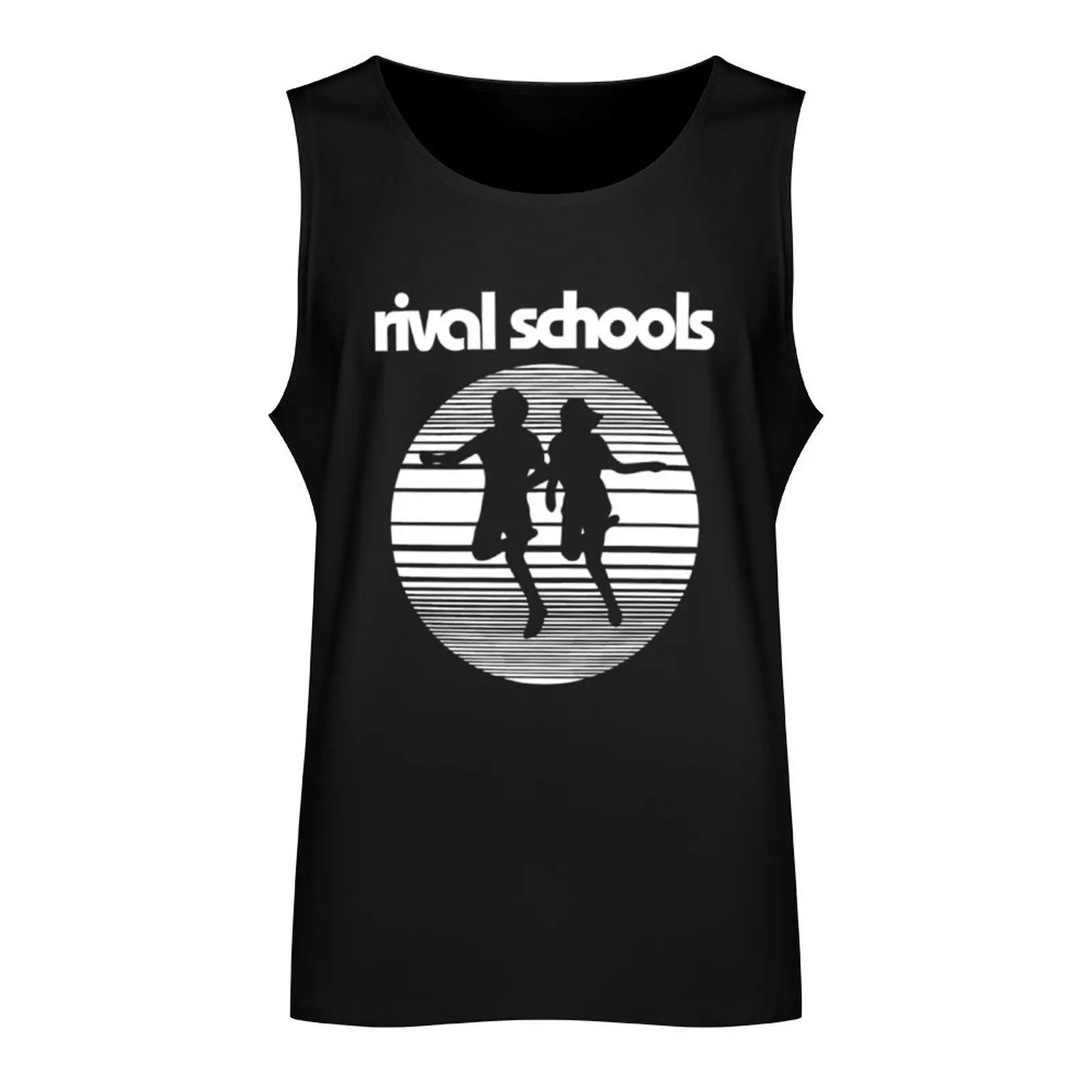 Rival Schools band United by Fate Tank Top Male vest fitness plain t-shirt Gym man