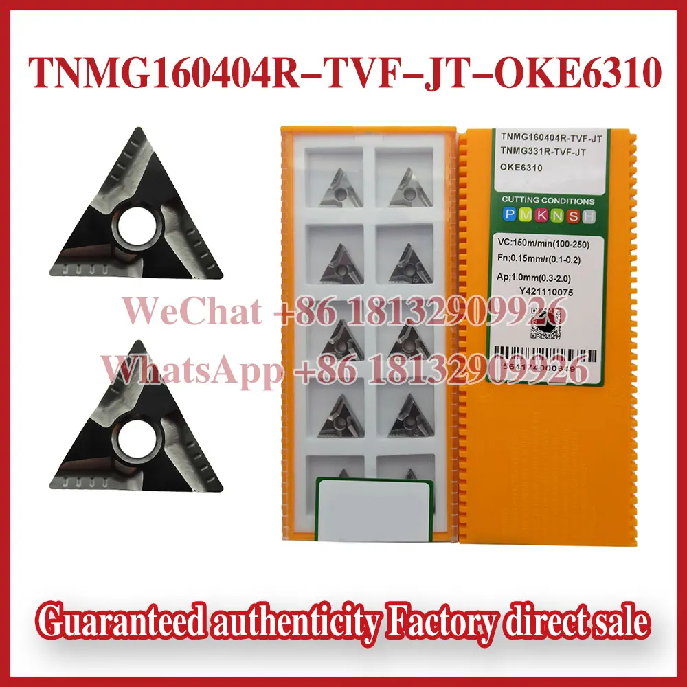 100% الأصلي TNMG160404R-TVF-JT OP6310 الأصلي حقيقية الثلاثي مخرطة باستخدام الحاسب الآلي شفرة