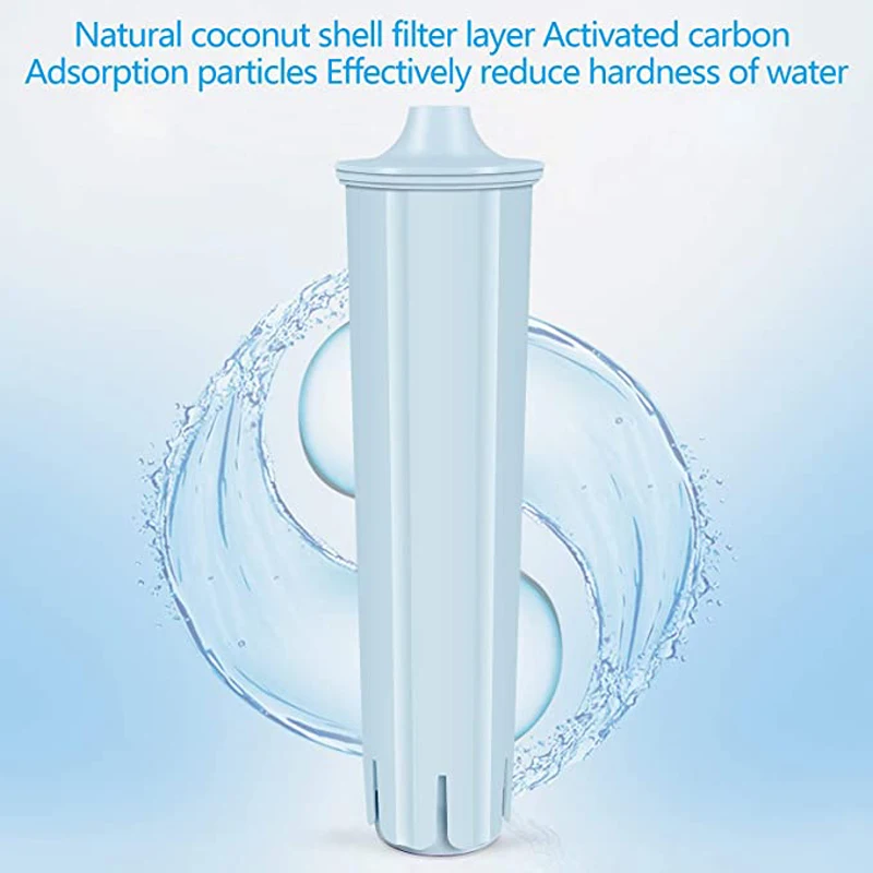 متوافق مع فلتر مياه ماكينة القهوة Jura Claris Blue Capresso Clearyl، فلتر بديل