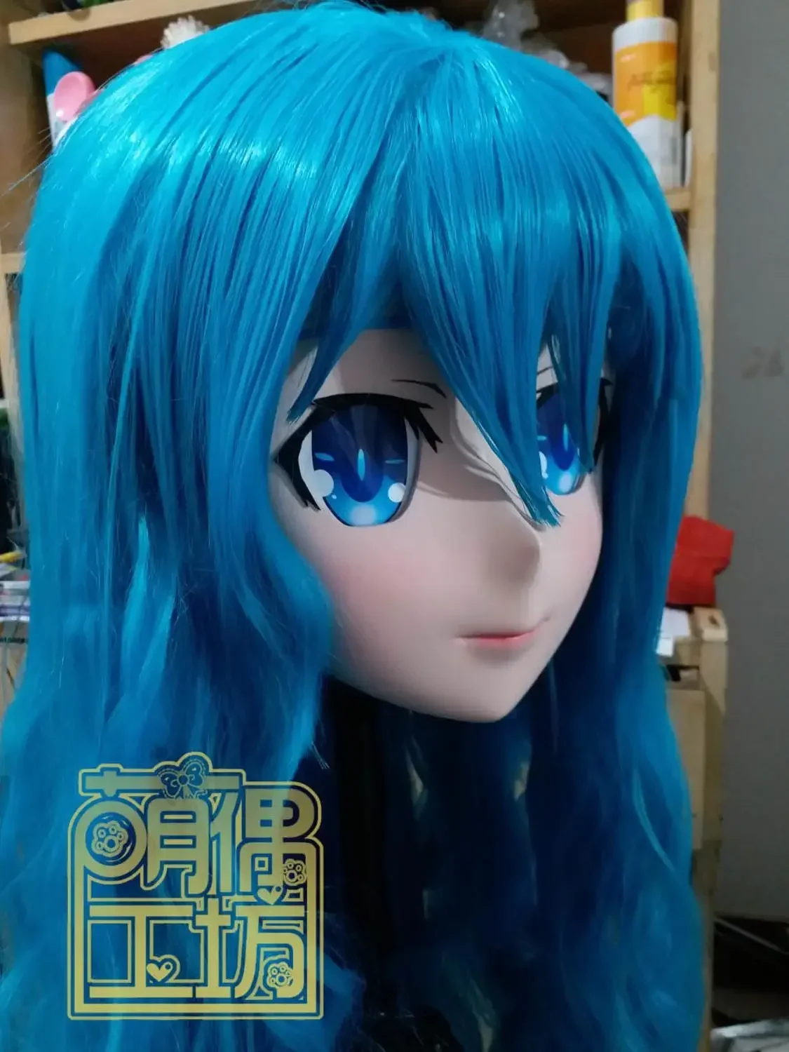 (JW-Mask13) Ręcznie robiona maska silikonowa na całą głowę Masquerade Comics Crossdresser Doll Japan Cartoon Anime Girl Cosplay Kigurumi Maski