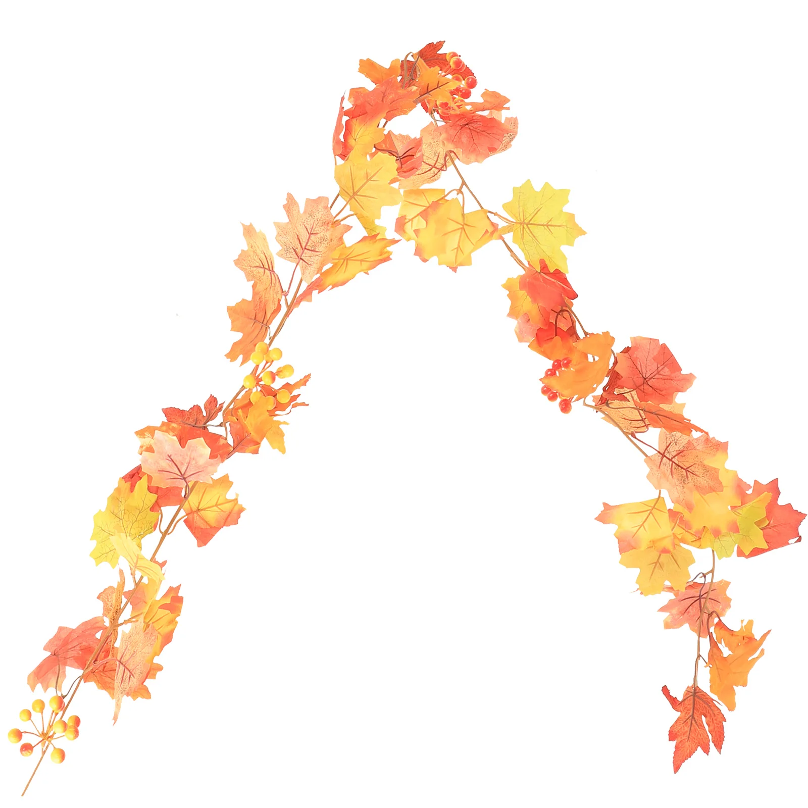 

Simulated Maple Leaf Decoration Autumn Fake Vine Pendant Indoor Crafts Wall Hanging Home Garden Thanksgiving Harvest Festival