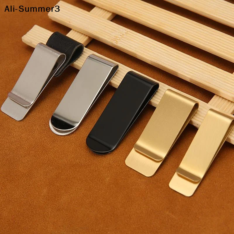 【AW】Money Clip With Durable Slim Design And Multiple Color Choices Perfect For Daily Business Travel To Hold Cash Credit Cards