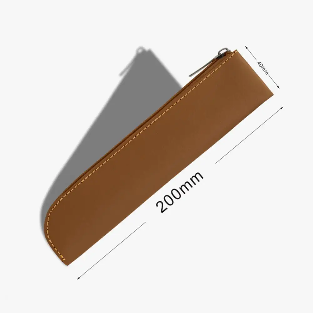 Small Pencil Case Bag Cosmetic Bag Durable Zipper Pu Leather Makeup Pouch Bag Holder Fashion Pencil Case For Girls