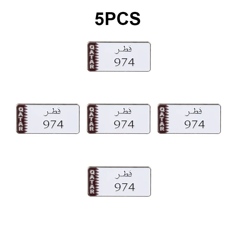 1-100 قطعة هاتف قطر المحمول 3M ملصق شارة معدنية دبوس دبابيس دبابيس #1