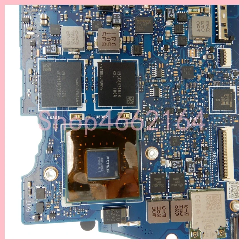 Imagem -03 - Placa-mãe para Laptop para Asus Mainboard i5 I78th 10 ° Cpu 8g 16g Ram Mx150 Gpu Ux463fl Ux434fl Ux434fac Ux334fl Ux434flc