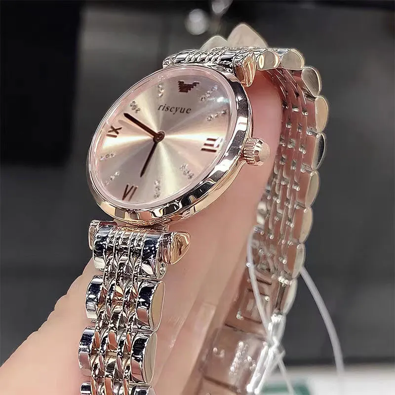 New Full Star Women\'s Watch High Appearance Level Steel Belt Ultra-thin Fashion Student Waterproof Quartz Watch