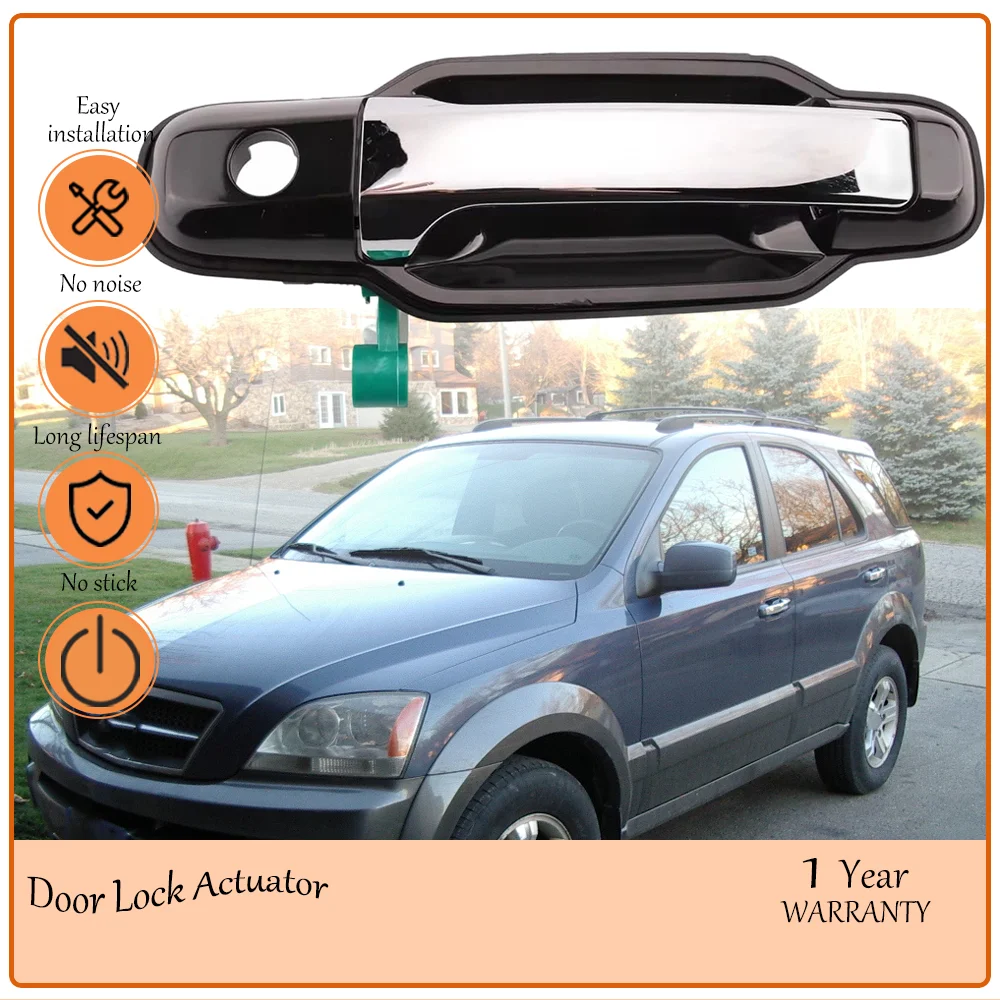 

Front Left Exterior Door Handle Compatible With Kia Sorento 2003-2009 Direct Replacement Part OE 826503E021 826603E021 836503E01