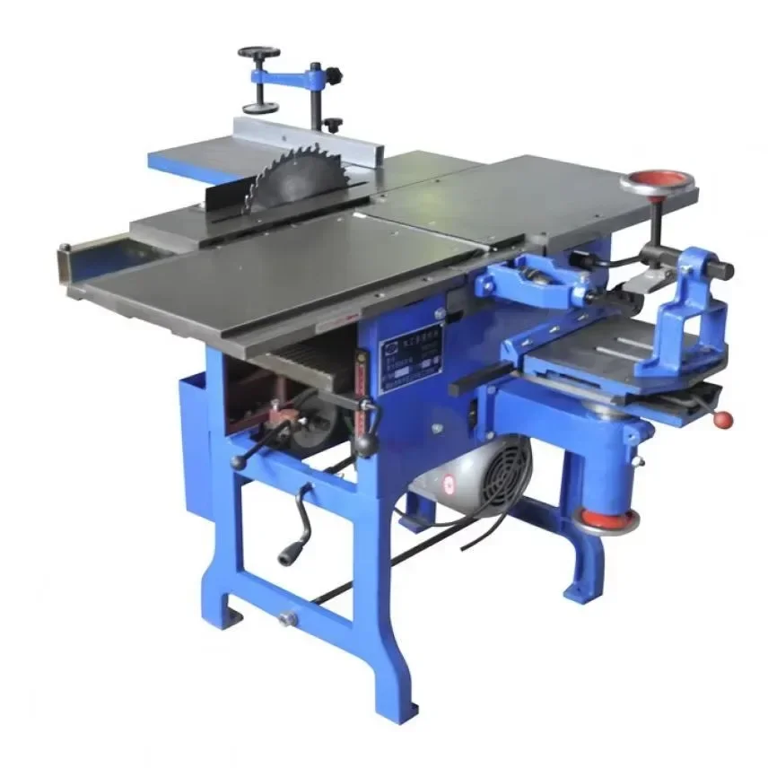 For 300 mm 11.8 inch economic woodworking combination 5 function table multifunction sawing machine planer drilling mortise