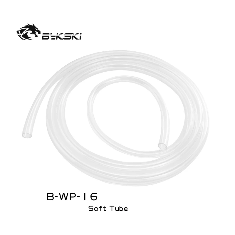 Bykski 10mm Inner Diameter + 16mm Outer Diameter Flessibile Tube / PU Silicone Tube / Transparent Water Hose Pipes 1 Meter/pcs