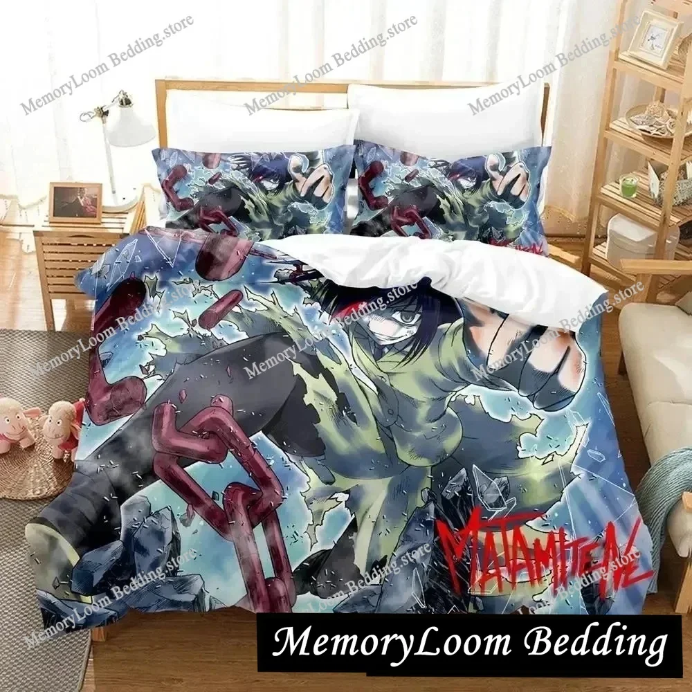 

Tomoko Kuroki WataMote Cute Bedding Set Cartoon Anime Adult Kid Bedroom Soft Duvet Cover 3D Print Vibrant Kawaii Anime Cozy Set