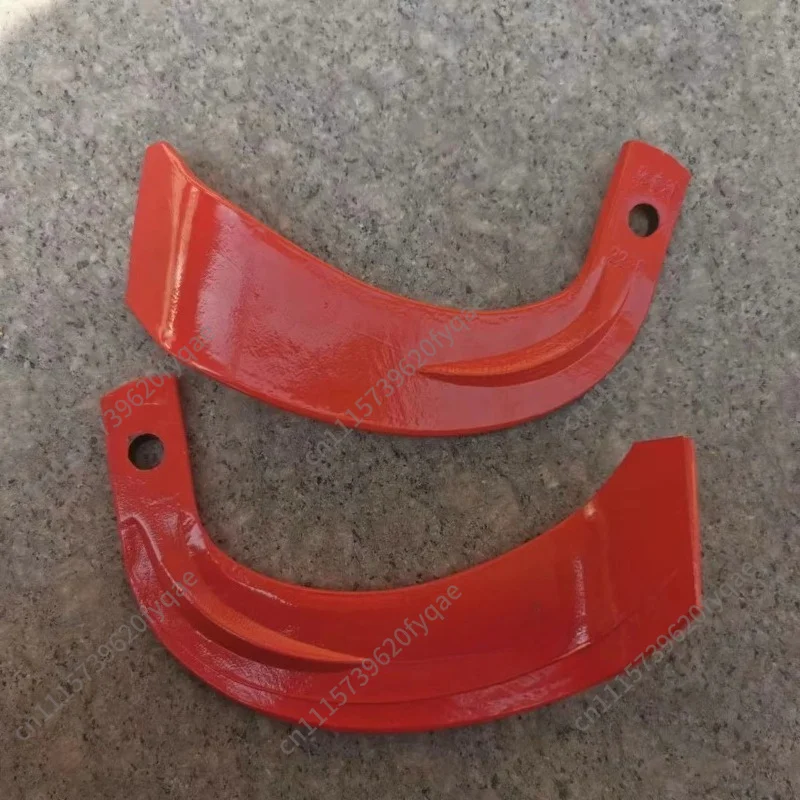 Farm Tillage Machine Spare Accessory, Thickened Double‑Sided Alloy Wear‑Resistant Blade Fit for 195 225 245 265 Rotary Tiller