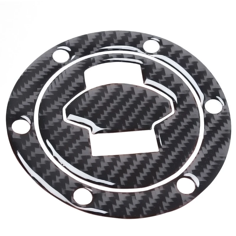 3D Carbon Fiber Tank Gas Cap Pad Filler Cover Sticker Decals For BMW R1200RT K1200S F650 R1150 R/RS/GT/LT ALL