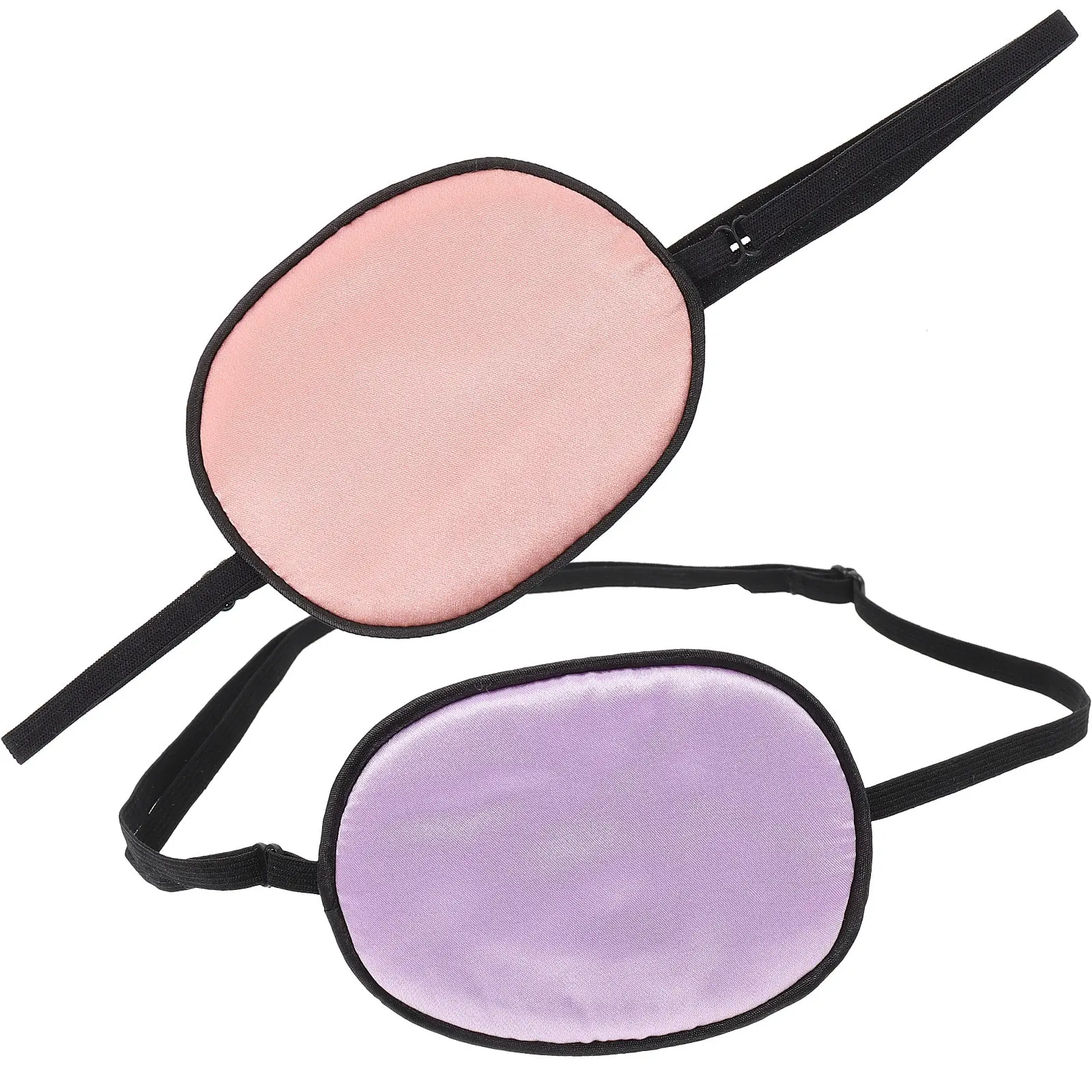 

2Pcs Eye Patch Made of Premium Silk Breathable Comfortable Protective Amblyopia Cover Portable Wear-Resistant Small Eye