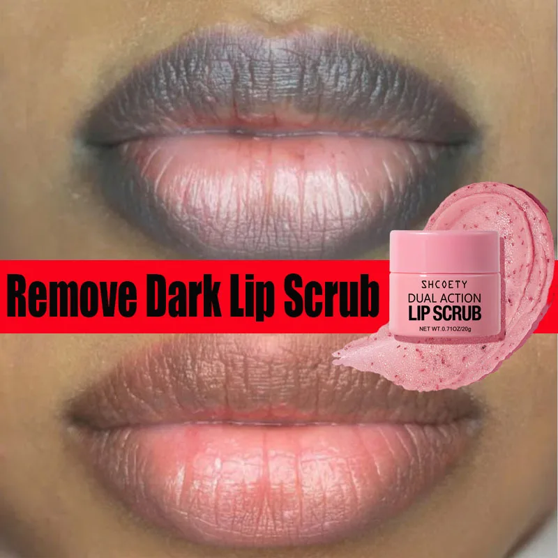 

Remove Dark Lip Scurb Lightening Melanin Mask Gloss Oil Exfoliating Clean Deep Moisturizing Makeup Beauty Health Korean Products