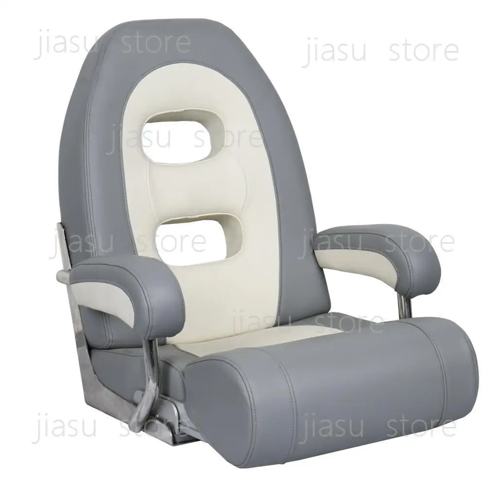 Boat Seats Marine Deluxe Pilot Seat Waterproof and Sunscreen Soft Bag Seat for Yacht Driving Boat chair
