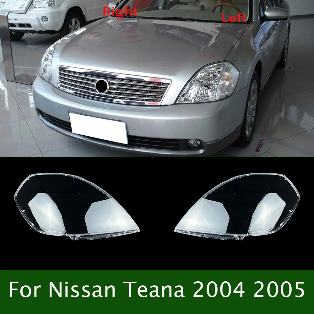 

For Nissan Teana 2004 2005 Front Headlamps Cover Transparent Lampshade Shell Lens Plexiglass Replace Original Lampshade