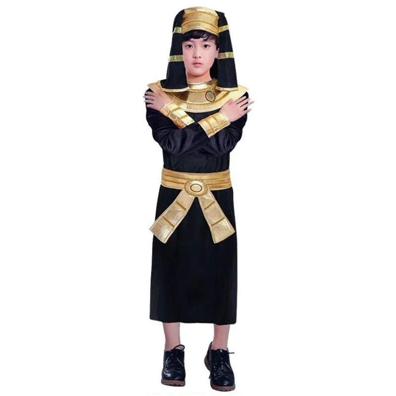 Kids boy Girl Ancient Egypt Cleattra Cosplay costumes Princess Prince Family D costume