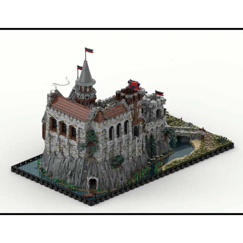 

MOC-206892 Movie Giant Medieval Castle Street View Building Blocks Model 21090 PartsMOC Creative Boys Kids Birthday Toy Gift